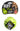 Ruff Play Foam Treat Ball Dog Toy with ruffplay logo, staffy dog breed, enrichment dog toys, Pet City