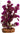 Aqua One Plastic Plant Purple Hottonia With Gravel Base, Plastic plants, Aquarium deco, Pet City