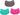Cat Litter Collection Mat Grey Green Pink