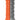 Textured Squeaky Rubber Dumbbell Dog Toy orange and grey colour