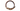 EzyDog Oxford Leather Dog Collar Brown top view, Pet City