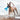 dog playing in water with Kong Flyangle Fetch Dog Toy, Pet City