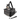 EzyDog Drive Booster Seat Charcoal with a dog sitting in it and white background