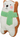 Trixie Christmas Plush Bear Dog Toy, Side View, Christmas toys for dogs, Pet City
