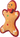 Trixie Christmas Plush Gingerbread Dog Toy Side view, Toys for dogs, dog toys, Pet City