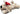 Yours Droolly Grey Christmas Muff Pup side view with red santa hat