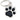 My Family Classic Paw Black Tag, ID Tag for pets, paw print ID Tag, Pet City