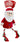 Snuggle Friends Christmas Plush Santa W/Rope Legs, Pet City napier, Pet City online, christmas dog toys nz