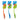 Chuckit Ball Launcher small, orange blue and green ball throwers, Pet City