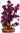 Aqua One Plastic Plant Purple Hottonia With Gravel Base, Plastic plants, Aquarium deco, Pet City