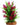 Aqua One Red Ludwigia & Green Sword With Gravel Base Plastic Plant with red and green plants, Pet City