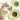 Cat playing with Avocado Mint Ball Cat Toy Cat