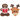 Christmas Felt Elk and Gingerbread Cat Toy, Cat Toys, Toys for cats, Pet City