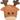 Christmas Felt Elk and Gingerbread Cat Toy, cat toys, Pet City