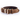 EzyDog Oxford Leather Dog Collar Brown with gold buckle, Pet City