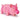 Grunting Latex Pig Dog Toy in pink colour