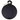 My Family Basic Circle Black Tag, My family id tag, tags for pets, pet city