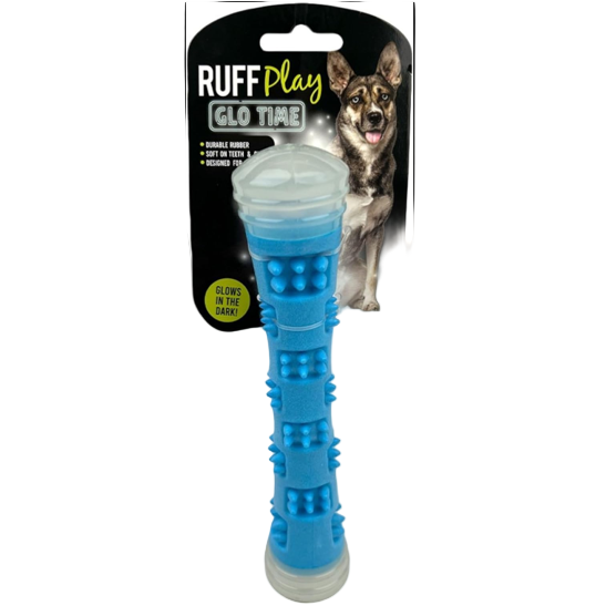 Play Ruff Dog Ruff Play Glow in The Dark Stick Dog Toy - Pet City