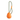 Beco Slinger Pebble Dog Toy with rope on white background